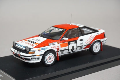 1:43 HPI 8573 Mirage Toyota Celica GT-Four 1000 Lakes 1990 #4 model car