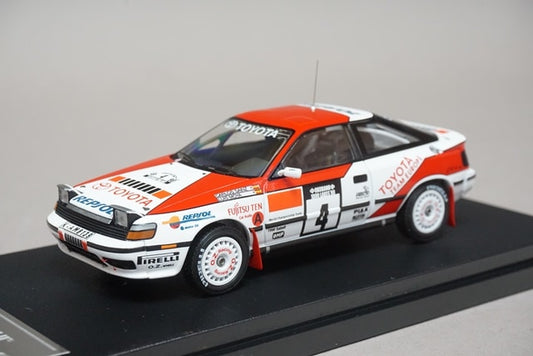 1:43 HPI 8573 Mirage Toyota Celica GT-Four 1000 Lakes 1990 #4 model car