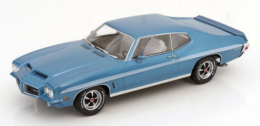 [ Pre-order ] KKDC181353 KK scale 1:18 Pontiac LeMans GTO 1972 Light Blue Metallic