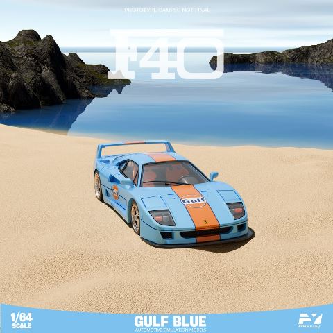 [ Pre-order ] FY64069 Finclassically 1:64 F40 Gulf