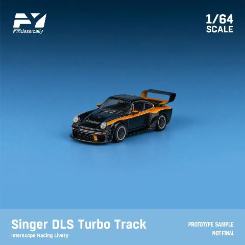 [ Pre-order ] FY64070 Finclassically 1:64 Singer DLS Turbo Higher Tail Black Pearl