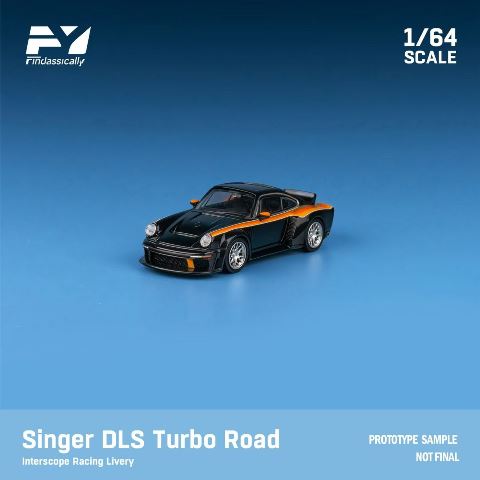 [ Pre-order ] FY64071 Finclassically 1:64 Singer DLS Turbo Lower Tail Black Pearl