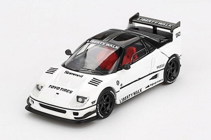 MGT00953-BL TSM MINI-GT 1:64 Mazda AZ-1 Liberty Walk LB40 Tokyo Auto Salon 2024 White (Right-Hand Drive) *Blister Pack