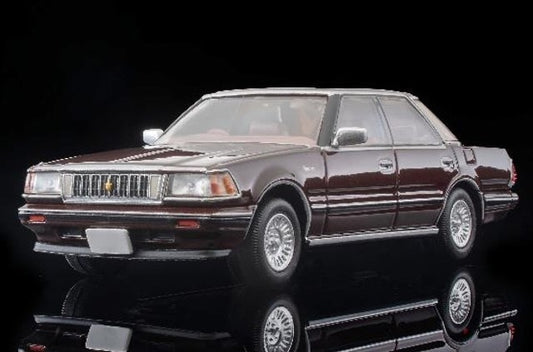 LV-N175c Tomytec 1:64 Toyota Crown Hardtop Supercharged Royal Saloon Wine 1985 Model 332718 model car