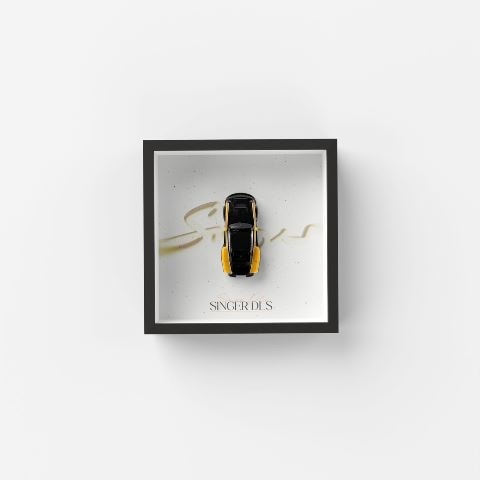 [ Pre-order ] FY64076 Finclassically 1:64 Singer DLS Frame Series Black - Ducktail Car