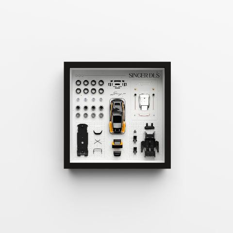 [ Pre-order ] FY64077 Finclassically 1:64 Singer DLS Frame Series Black - Parts