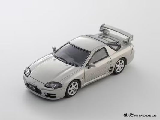 GM64001SL GaChi Models 1:64 Mitsubishi GTO(1998) 3000GT Silver