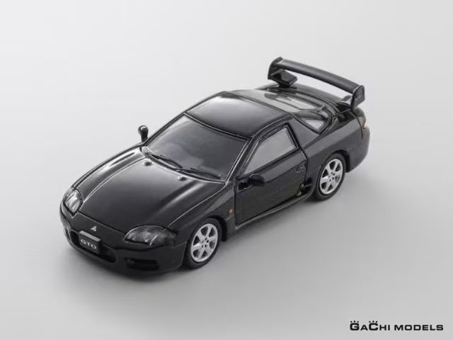 GM64001BK GaChi Models 1:64 Mitsubishi GTO (1998) 3000GT Black