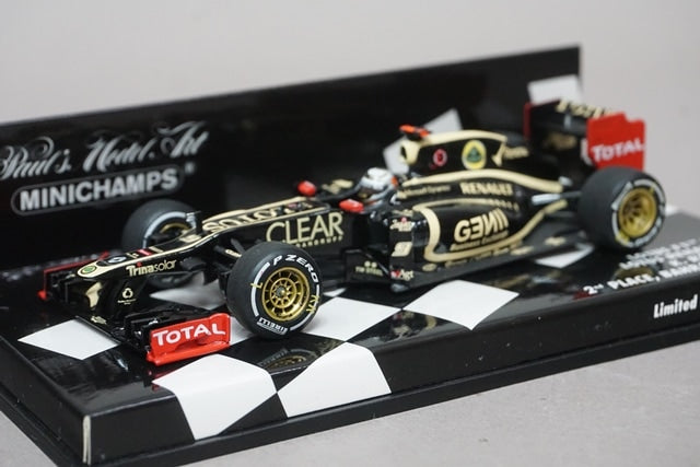 1:43 MINICHAMPS Lotus F1 Team Renault E20 Bahrain GP 2012 #9 K. Raikkonen