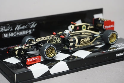 1:43 MINICHAMPS Lotus F1 Team Renault E20 Bahrain GP 2012 #9 K. Raikkonen