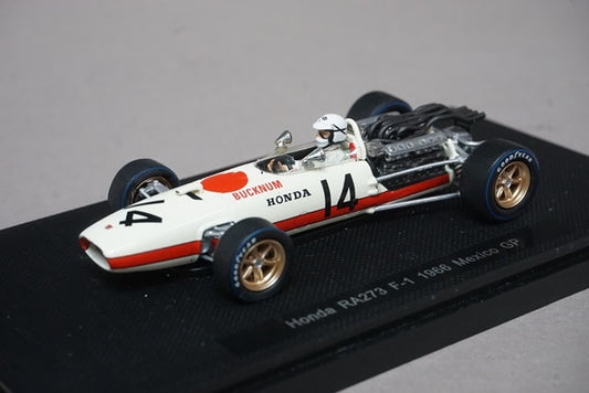 1:43 EBBRO 44446 Dreambox Custom Honda RA273 Mexican GP 1966 #14 model car