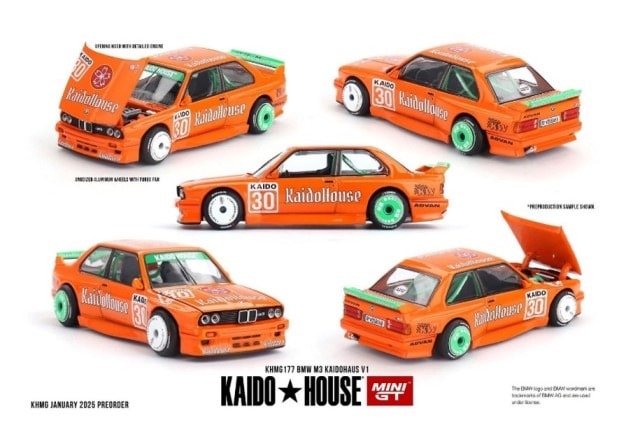 KHMG177 TSM MINI-GT 1:64 BMW M3 KAIDOHAUS V1 LHD model car