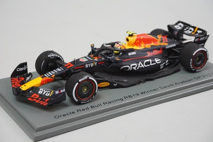 1:43 SPARK S8570 Oracle Red Bull Racing RB19 Saudi Arabia GP Winner 2023 #11 Sergio Perez