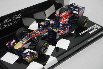 1:43 MINICHAMPS 410110088 Scuderia Toro Rosso Show Car 2011 #18 S.Buemi