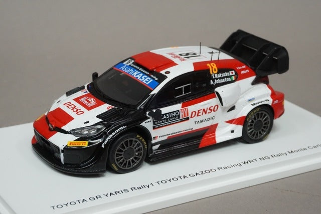 1:43 Spark S6693 Toyota GR Yaris Rally 1 Gazoo Racing WRT NG Rally Monte Carlo Rally 2022 #18 model car