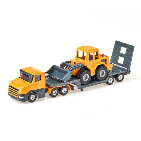 SK1616 SIKU Wheel Loader Transport Trailer