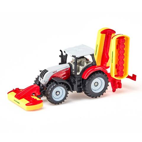 SK1672 SIKU Steyr Tractor with Pottinger Harvester