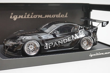 1:18 ignition model IG2040 Toyota Pandem Supra (A90) Black Metallic