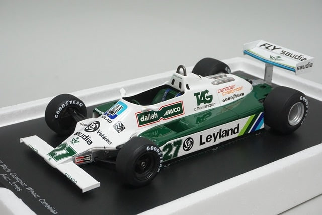 1:18 Spark 18S117 Williams FW 07B World Champion 1980 #27 A.Jones