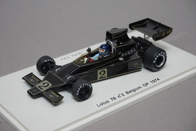 1:43 SPARK S1770 Lotus 76 Belgian GP 1974 #2 J. Ickx model car