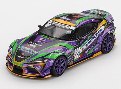 [ Pre-order ] MGT00951-BL TSM MINI-GT 1:64 Toyota GR Supra KUHL 2021 D1GP EVANGELION RACING Evangelion Racing Blister Specification