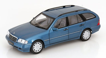 [ Pre-order ] 183386 NOREV 1:18 Mercedes C-Klasse W202 Estate 1997 Turquoise Metallic (Modellissimo Custom Order)