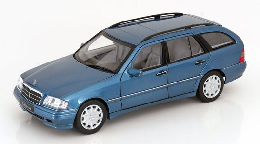 [ Pre-order ] 183386 NOREV 1:18 Mercedes C-Klasse W202 Estate 1997 Turquoise Metallic (Modellissimo Custom Order)