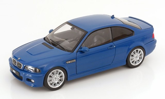 [ Pre-order ] 183001 NOREV 1:18 BMW M3 CSL E46 2000 Blue Metallic MODELISSIMO custom order