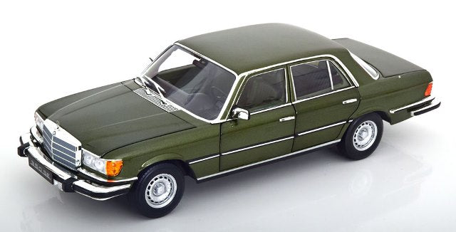 [ Pre-order ] 183972 NOREV 1:18 Mercedes 350 SE W116 US Version 1973 Dark Green Metallic (Modellissimo Custom Order)
