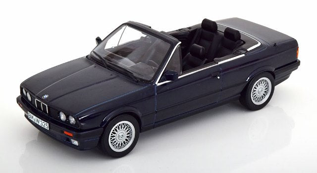 [ Pre-order ] 183212 NOREV 1:18 scale BMW 325i E30 Cabrio 1991 Dark Blue Metallic (Modellissimo custom order)