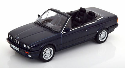 [ Pre-order ] 183212 NOREV 1:18 scale BMW 325i E30 Cabrio 1991 Dark Blue Metallic (Modellissimo custom order)