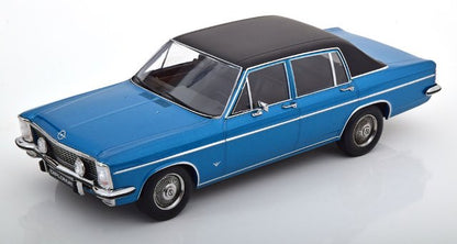 [ Pre-order ] 183686 NOREV 1:18 Scale Opel Diplomat V8 1969 Blue Metallic/Matte Black (Modellissimo Custom Order)