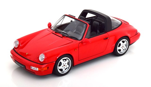 [ Pre-order ] 187325 NOREV 1:18 Scale Porsche 911 (964) Carrera 4 1990 Targa Red MODELISSIMO Custom Order