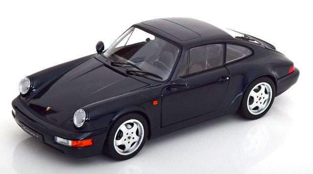 [ Pre-order ] 187324 NOREV 1:18 Scale Porsche 911 (964) Carrera 4 1990 Coupe in Dark Blue Metallic, Custom Order from MODELISSIMO