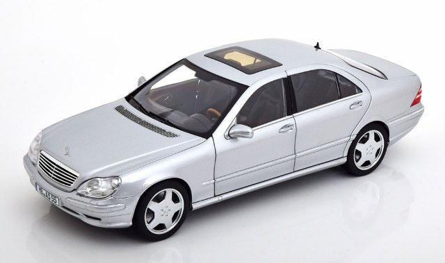 [ Pre-order ] 183816 NOREV 1:18 Scale Mercedes S55 AMG W220 2000 Silver (Modellissimo Custom Order)
