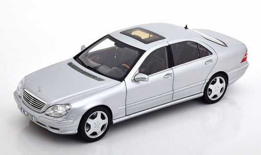[ Pre-order ] 183816 NOREV 1:18 Scale Mercedes S55 AMG W220 2000 Silver (Modellissimo Custom Order)