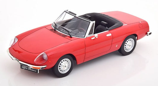 [ Pre-order ] 187880 NOREV 1:18 Scale Alfa Romeo 2000 Spider 1978 with Removable Softtop, Red, Custom Order from MODELISSIMO