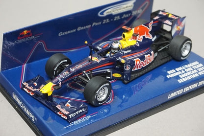 1:43 MINICHAMPS 403100175 Red Bull Racing F1 Team Show Car 2010 #5 S.Vettel model car