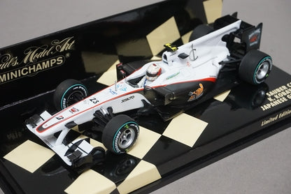 1:43 MINICHAMPS 410100223 Sauber C29 Japanese GP 2010 #23 Kamui Kobayashi model car
