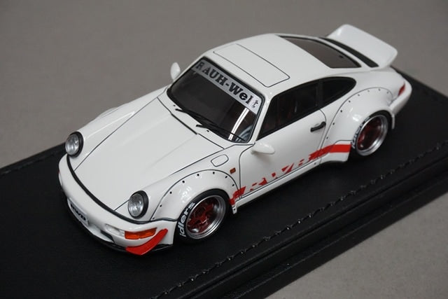 1:43 Ignition model IG2520 Porsche RWB 964 White model car