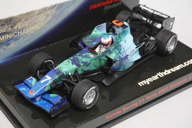 1:43 MINICHAMPS 403070177 Kyosho Honda Racing F1 Team Show Car 2007 #7 J. Button model car