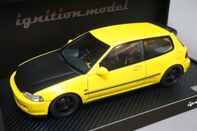 1:18 ignition model IG3044 Honda Civic (EG6) Yellow