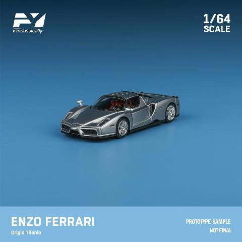 [ Pre-order ] FY64084 Finclassically 1:64 Enzo Grigio Titanio