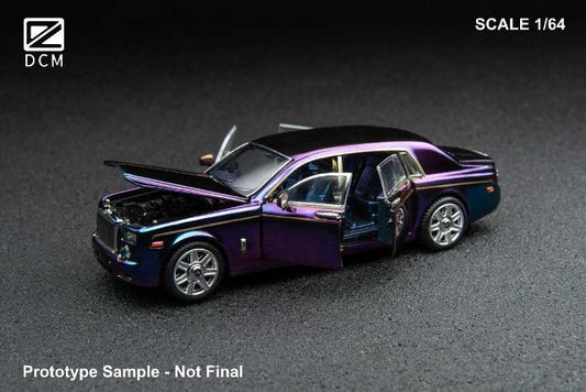 [ Pre-order ] DCM 1:64 Rolls Royce Phantom VII 7th generation, fully openable, Chrome Color