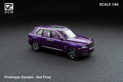 [ Pre-order ] DCM 1:64 Rolls Royce Cullinan Fully Openable Purple