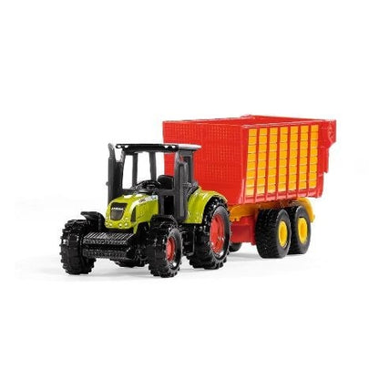 SK1650 SIKU CLAAS Tractor with Hay Trailer