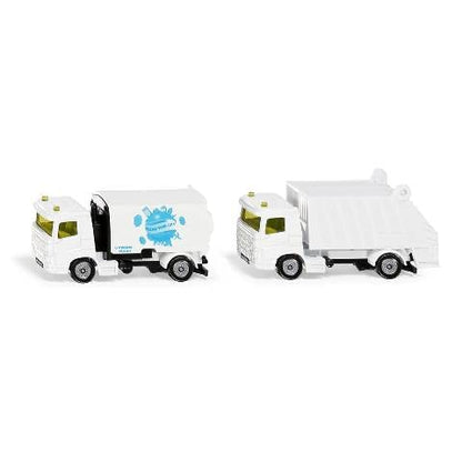 SK1687 SIKU Street Sweeper & Garbage Truck Set