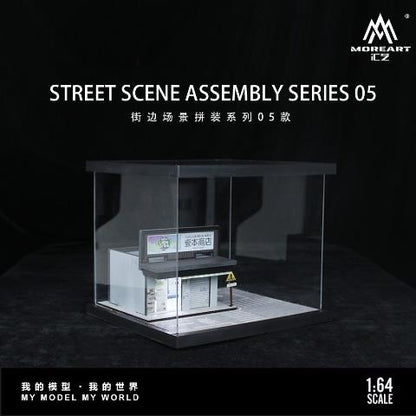 MO960205 MoreArt 1:64 STREET SCENE ASSEMBLY SERIES O5 Tobacco Shop Diorama