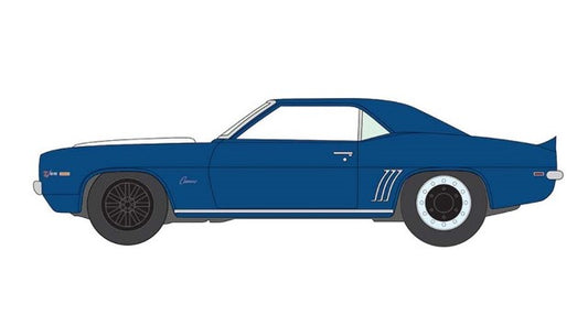 [ Pre-order ] JLSP381A Johnny Lightning 1:64 Chevy Camaro Z28 Blue 1969