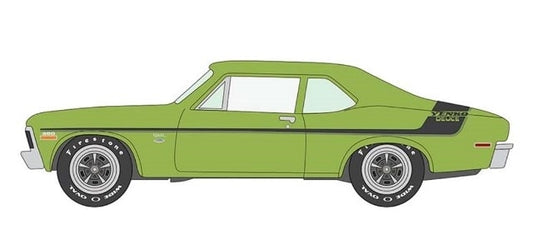 [ Pre-order ] JLSP383B Johnny Lightning 1:64 Chevy Yenko Deuce Nova Green 1970